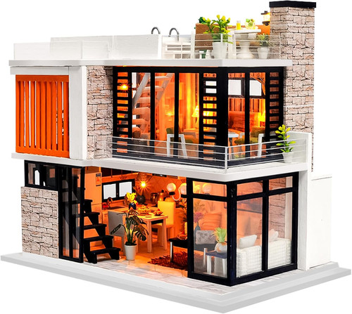 Kit casa miniatura fai da - in,