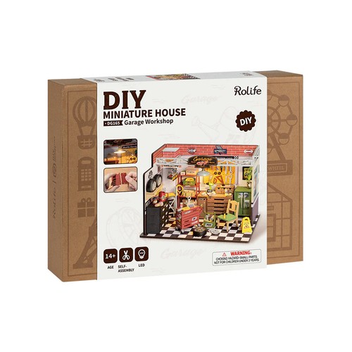 Garage workshop diy miniature - garage,