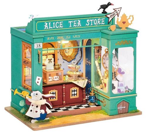 Robotime rolife alice - alice's, tea
