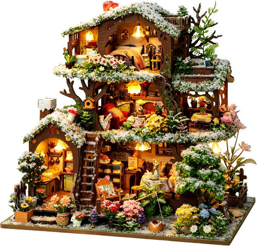 Rhzn kit casa miniatura fai - casa,